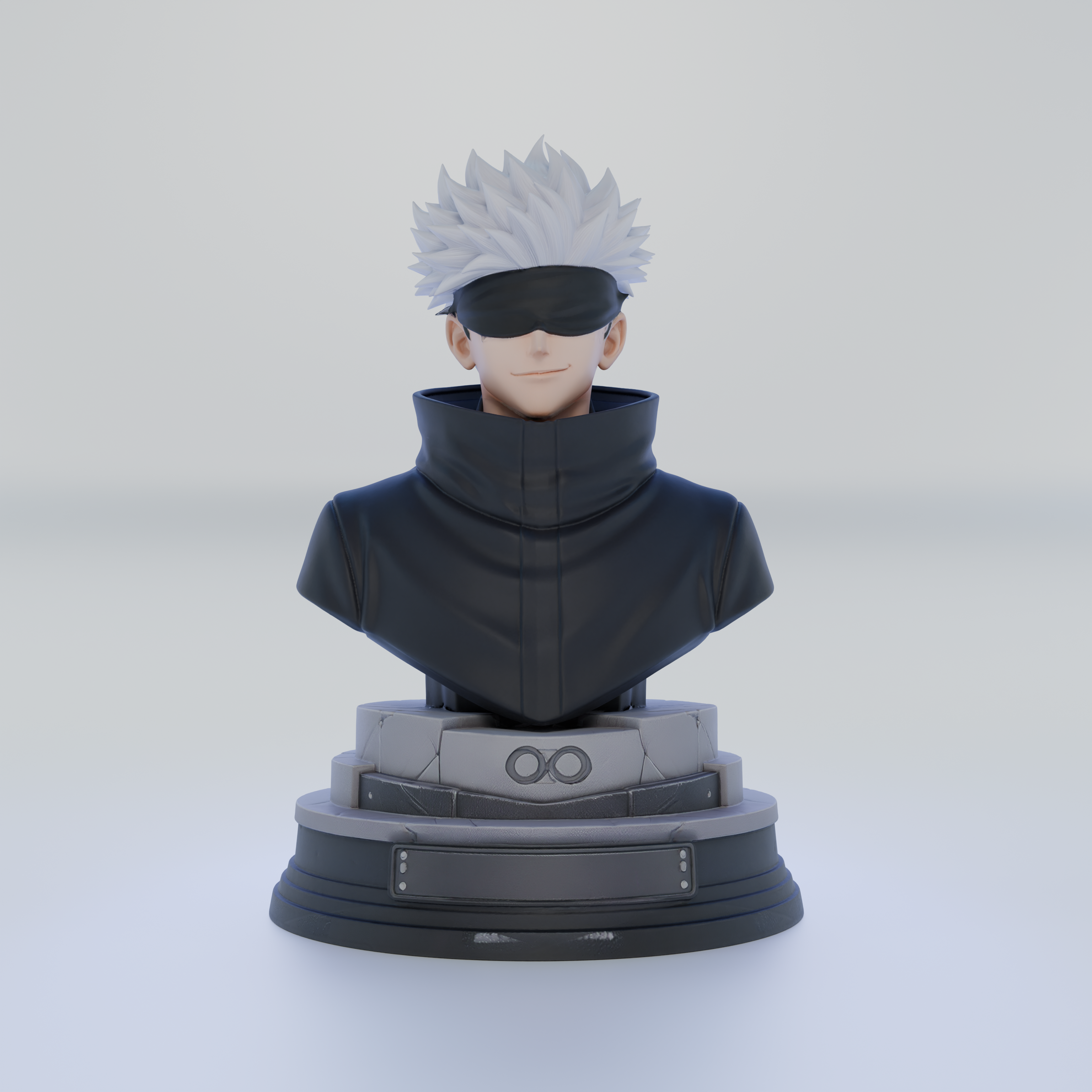Gojo Bust-Style Anime Miniature