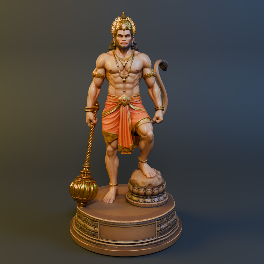 Lord Hanuman Idol Miniature – Premium Devotional Collectible