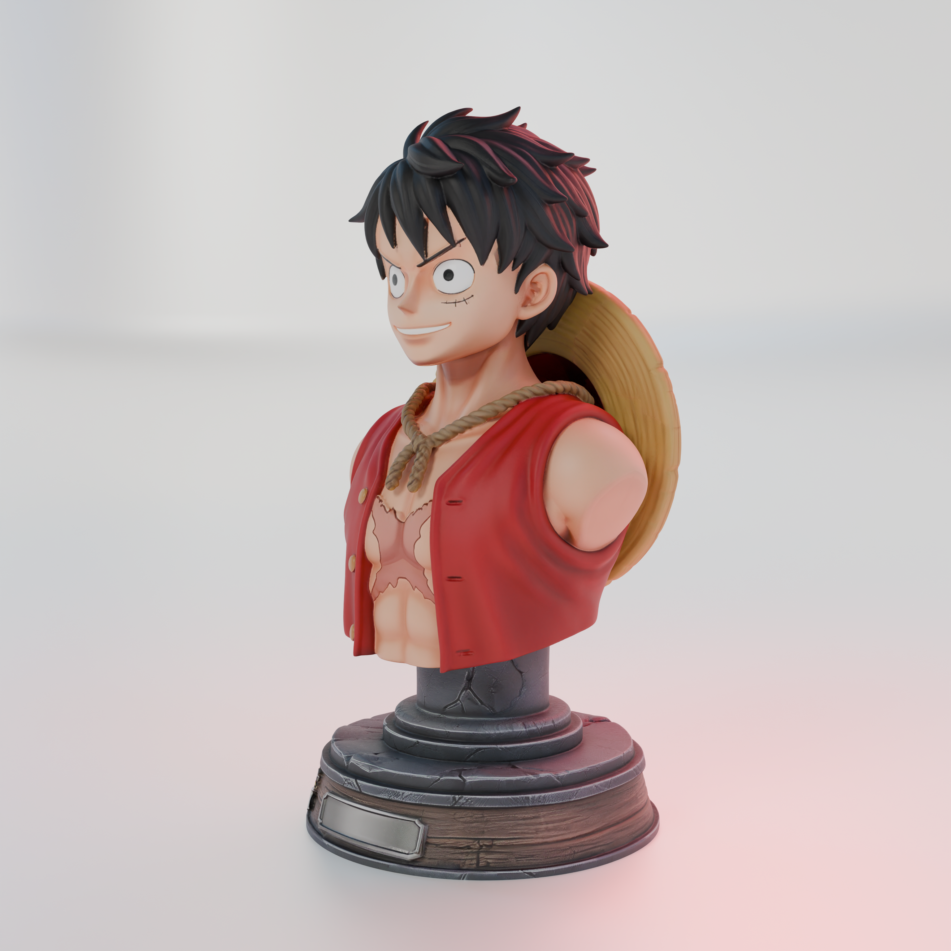 Monkey D Luffy Anime Miniature