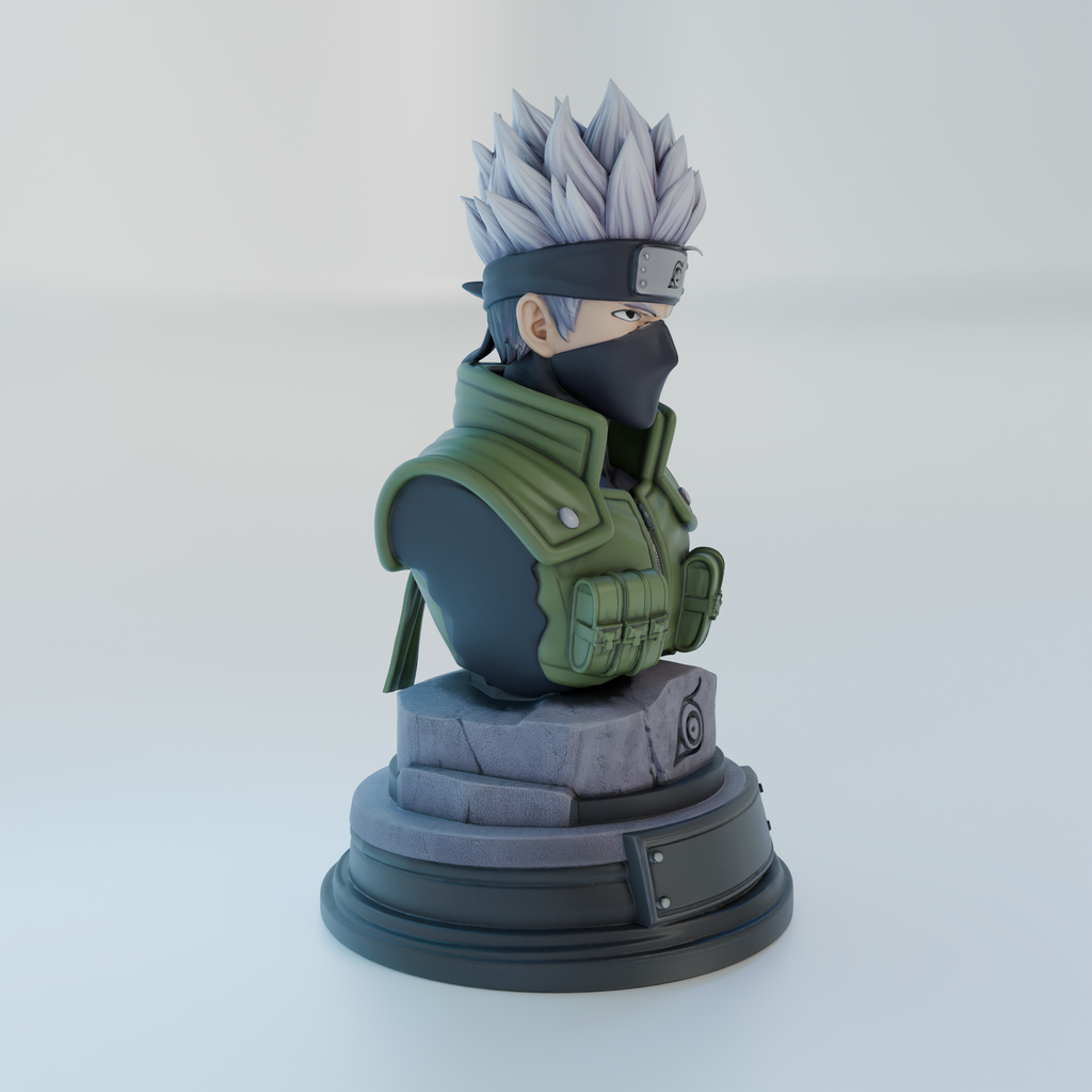 Kakashi Bust-Style Anime Miniature