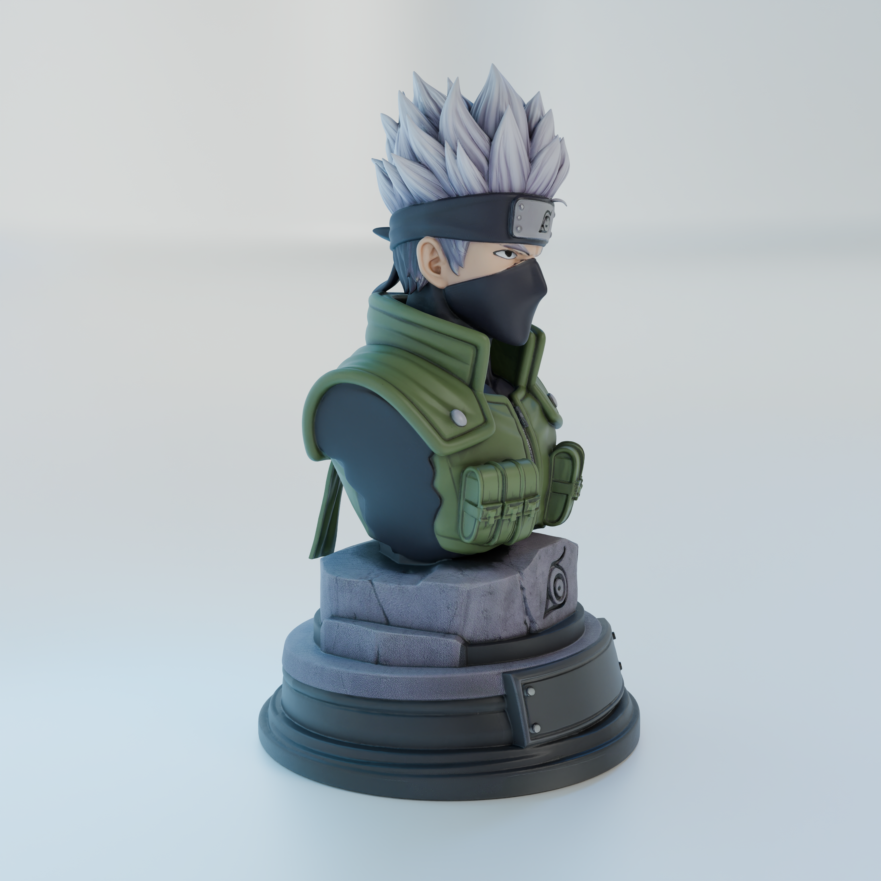 Kakashi Bust-Style Anime Miniature