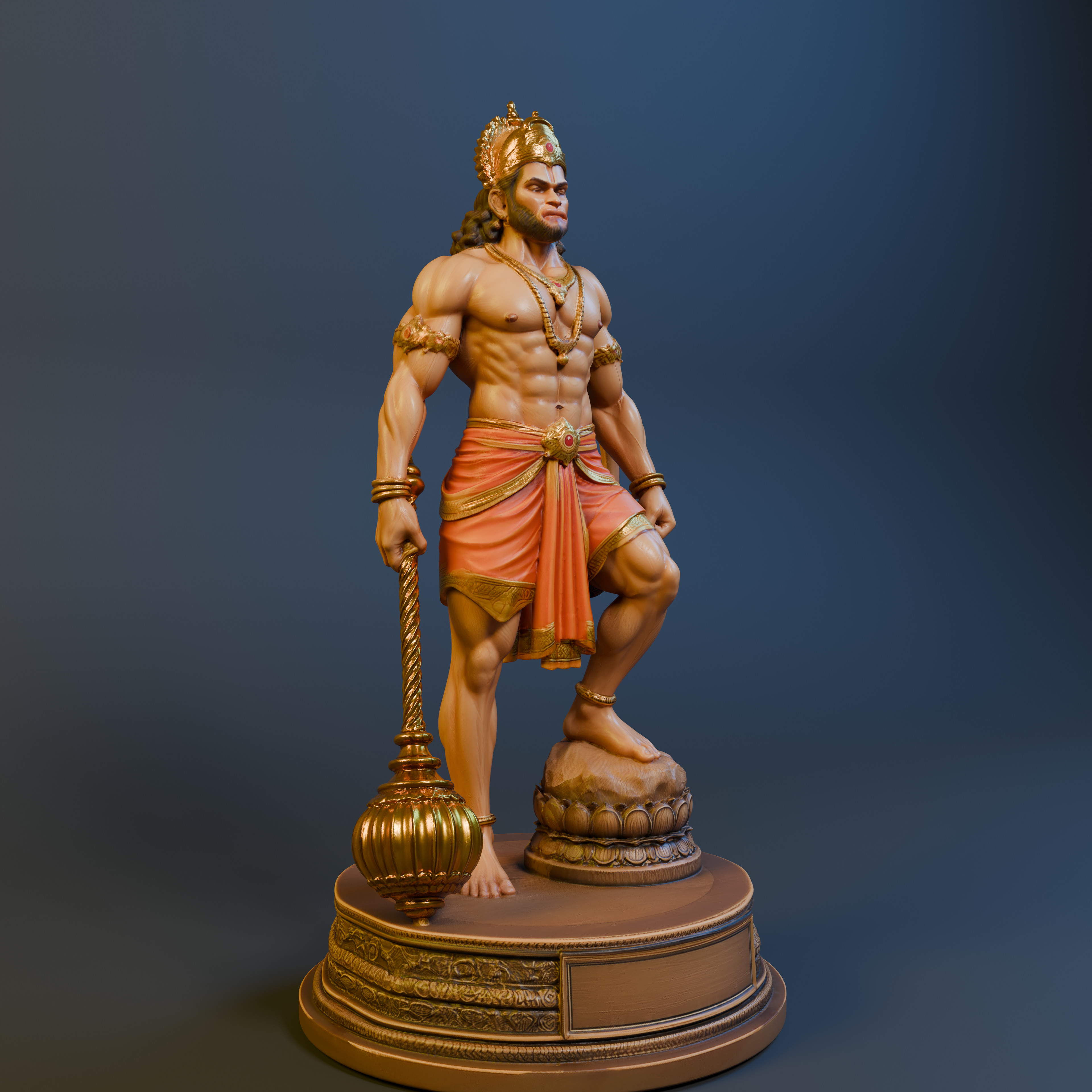 Lord Hanuman Idol Miniature – Premium Devotional Collectible