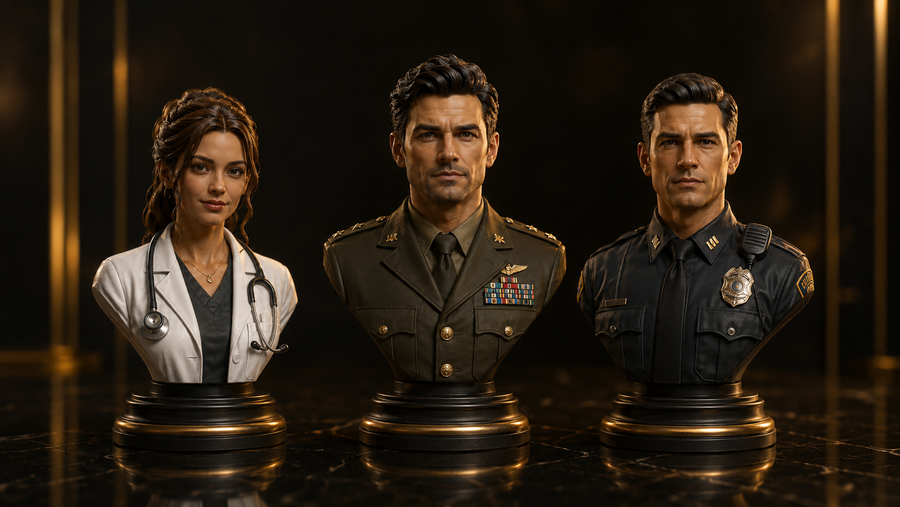Bust-Only Miniatures