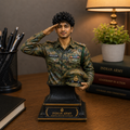 Personalized Army Officer Bust-Style Miniature