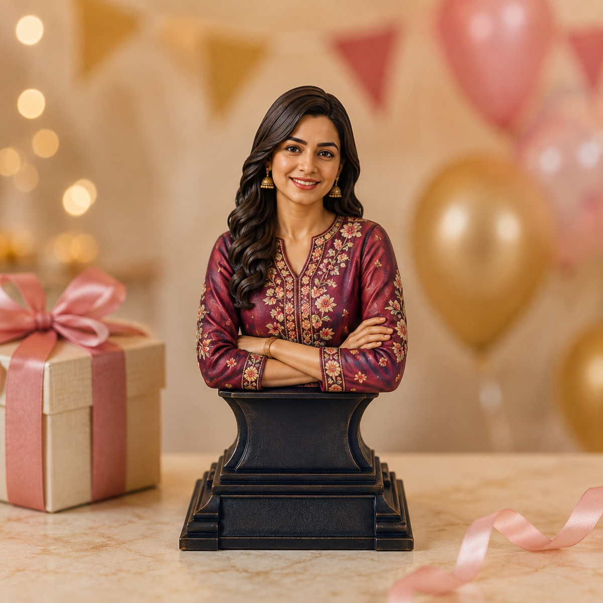 Same Outfit Birthday Gift Bust-Style Miniature
