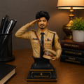 Personalized Police Officer Bust-Style Miniature