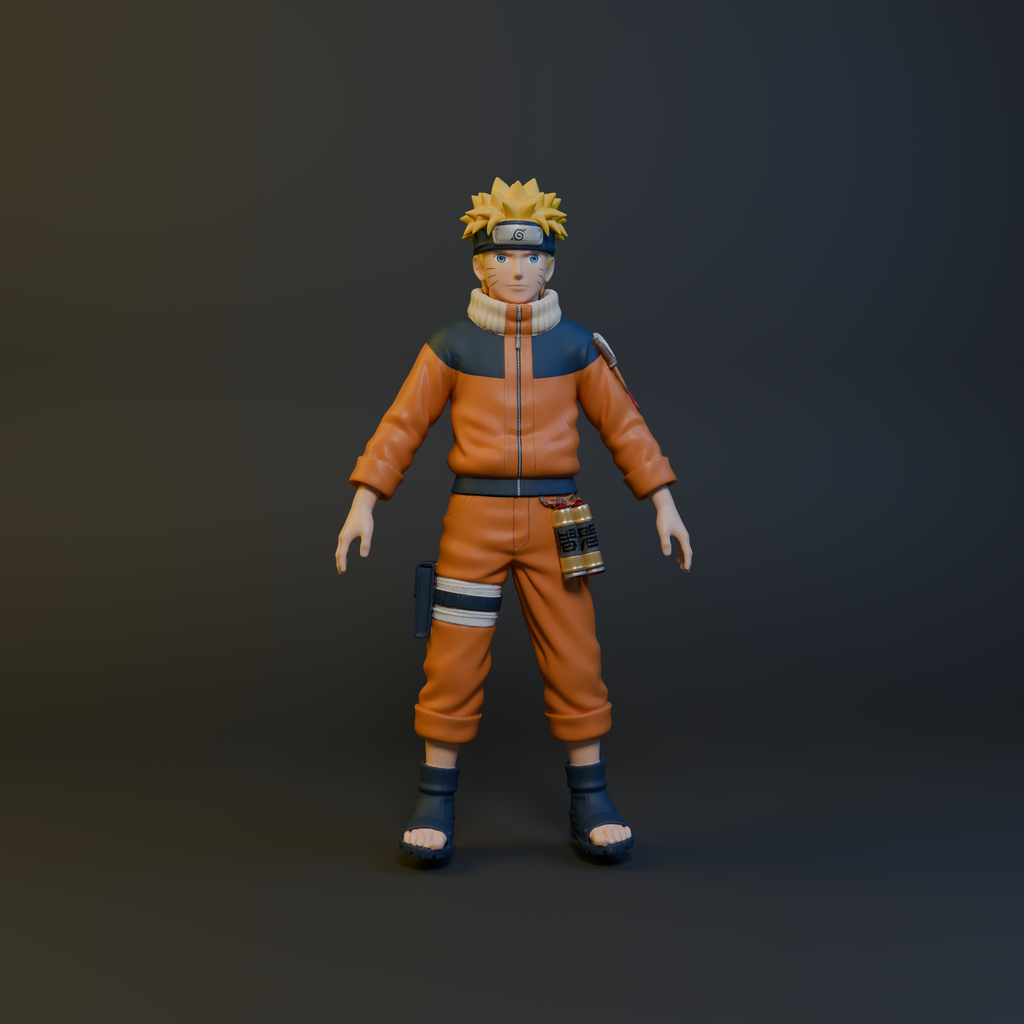 Naruto Uzumaki Miniature – Simple 3D Printed Anime Collectible
