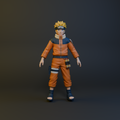 Naruto Uzumaki Miniature – Simple 3D Printed Anime Collectible