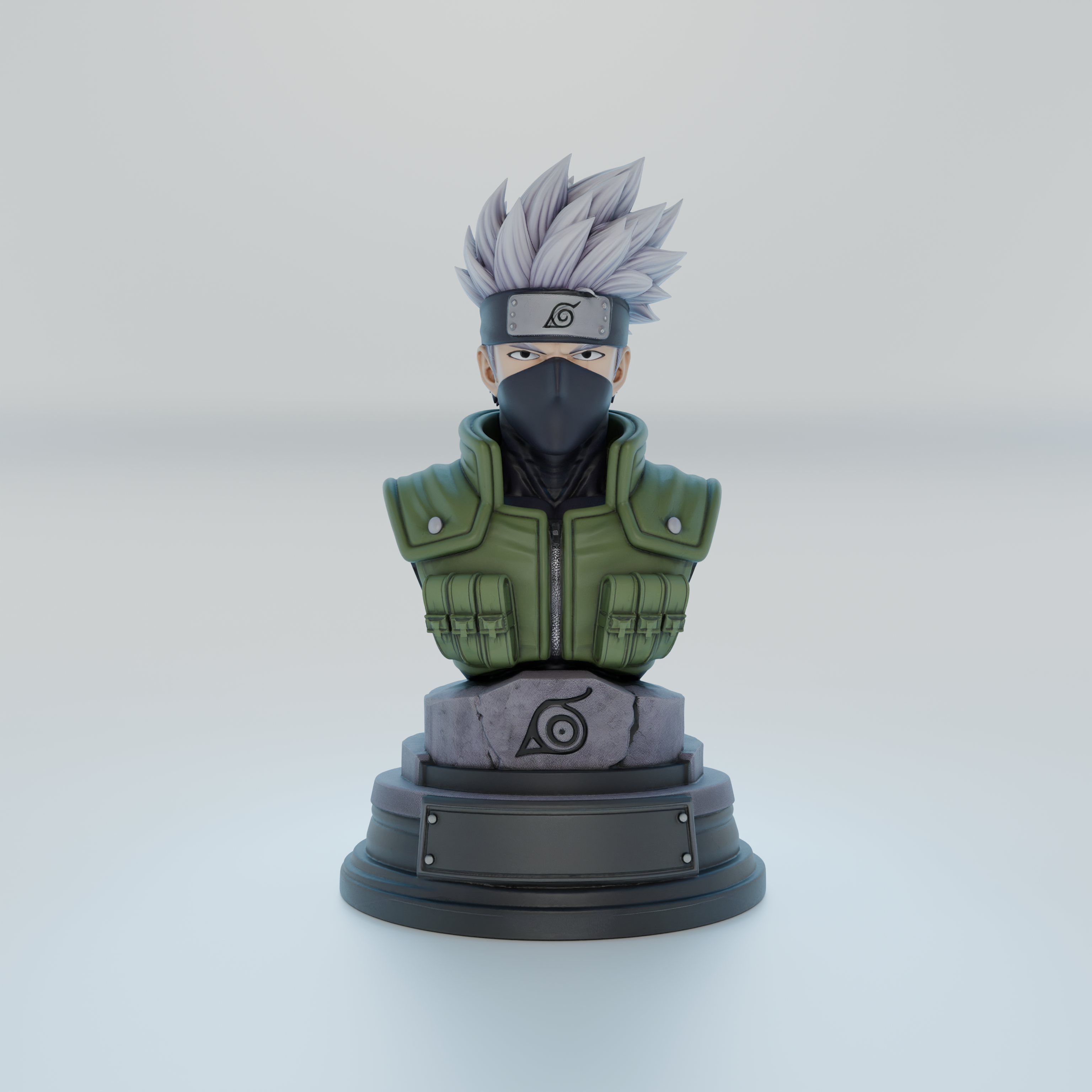 Kakashi Bust-Style Anime Miniature