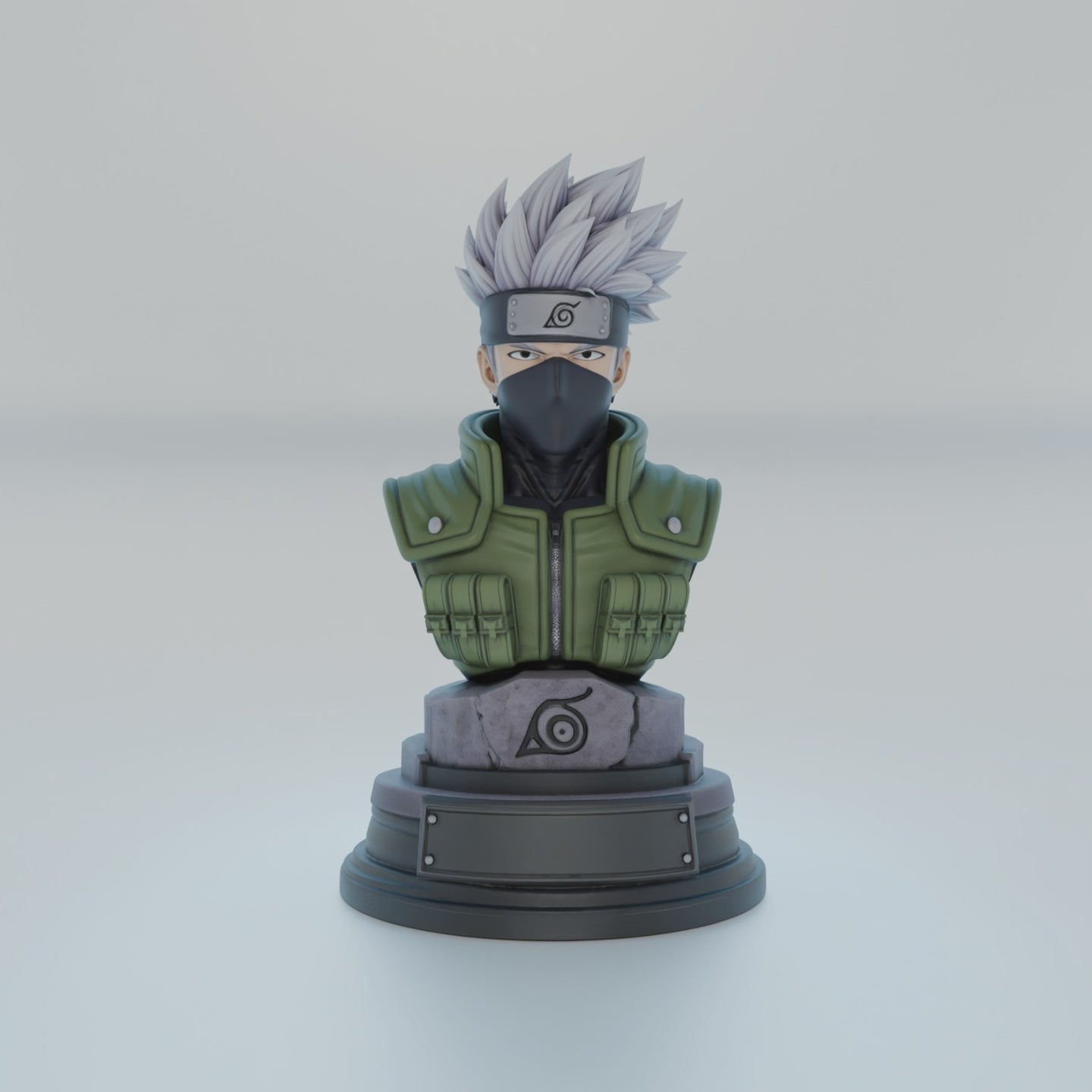 Kakashi Bust-Style Anime Miniature