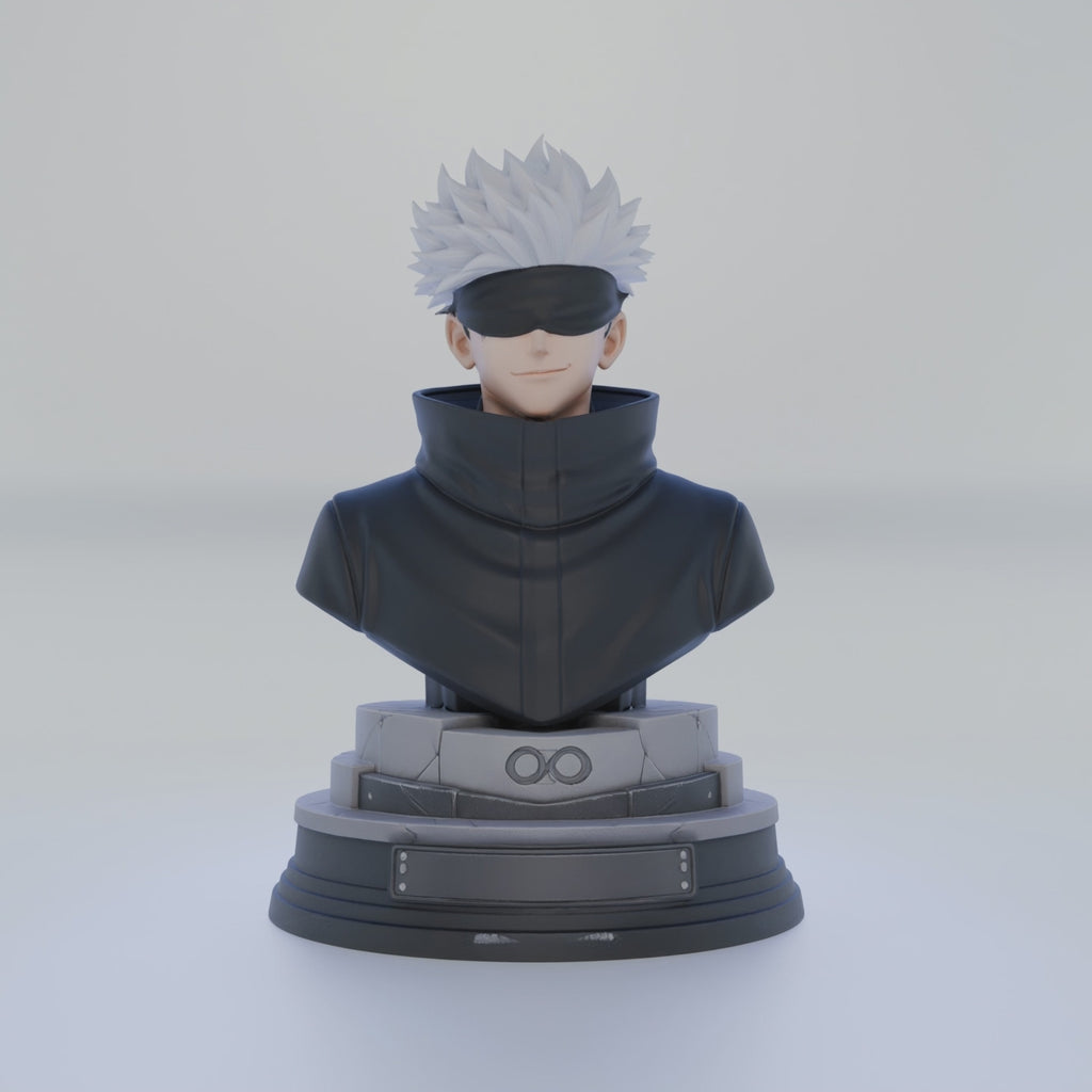 Gojo Bust-Style Anime Miniature