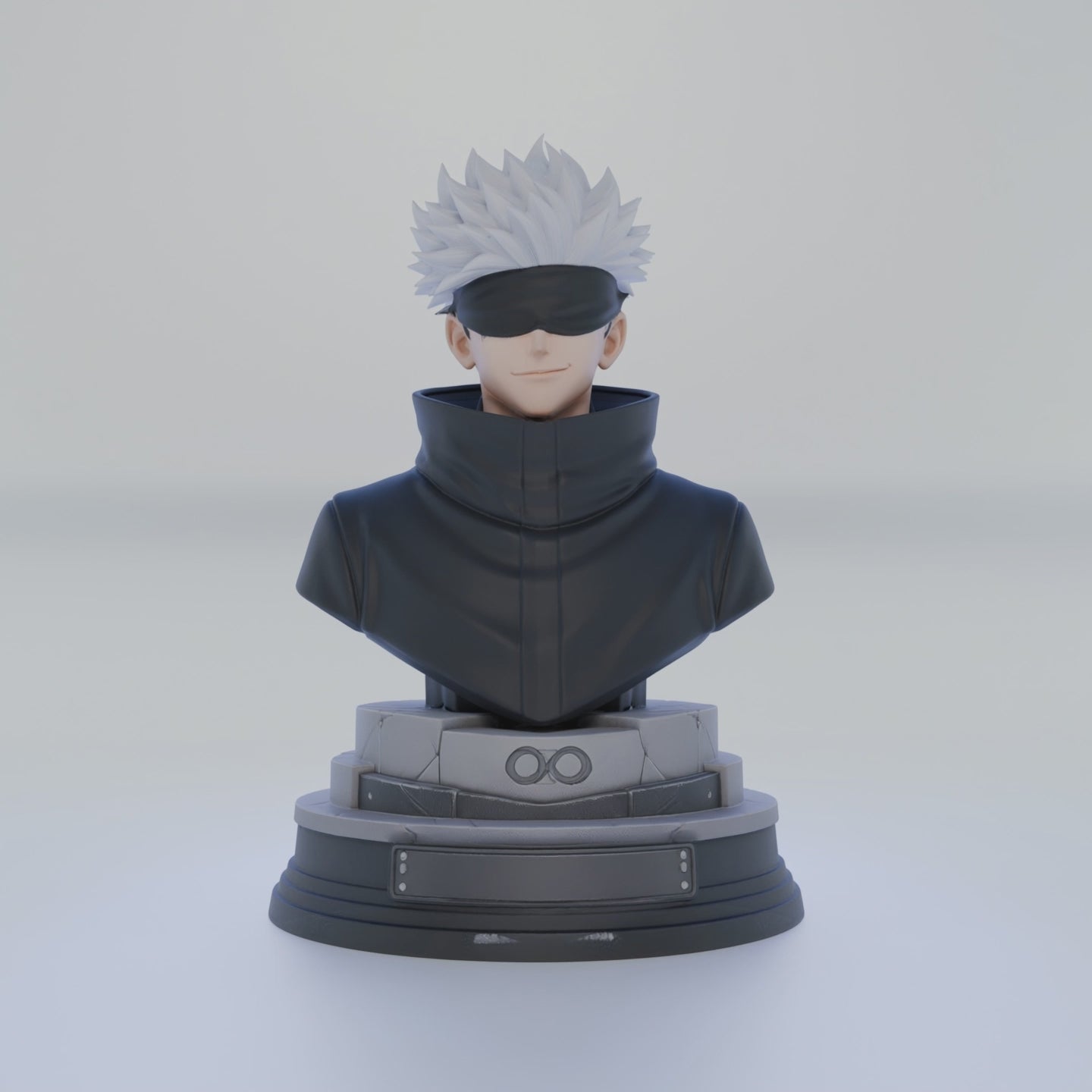 Gojo Bust-Style Anime Miniature
