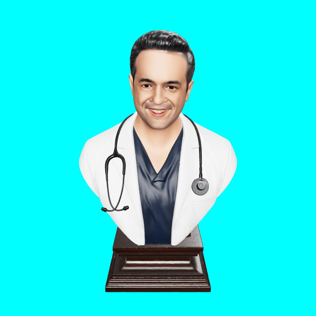 Personalized Doctor miniature statue