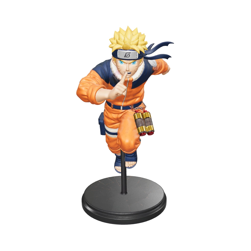 Naruto Uzumaki action pose miniature statue