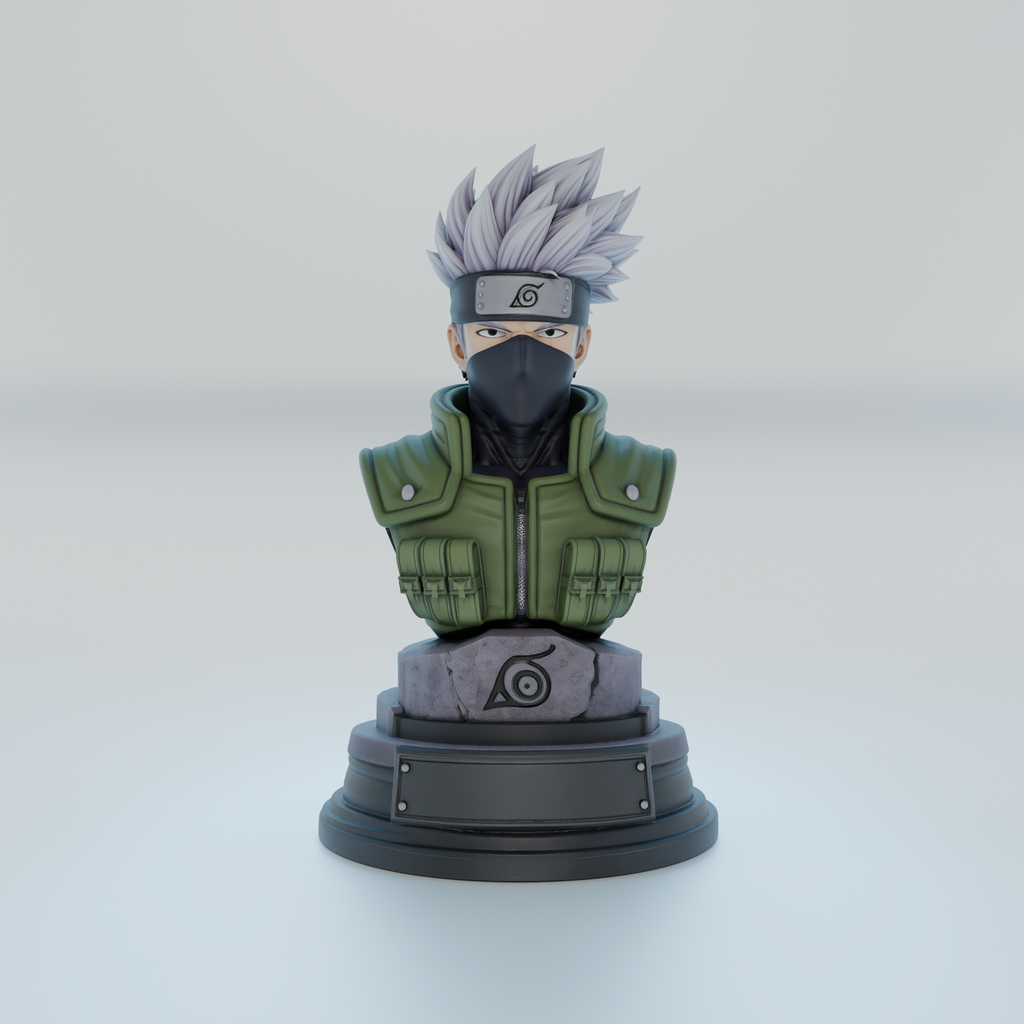Kakashi Bust-Style Anime Miniature